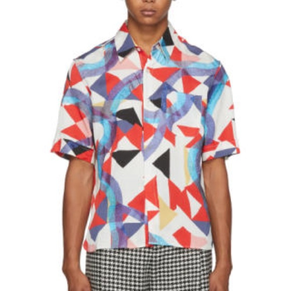 Wales Bonner Multicolor Geometric Pattern Shirt